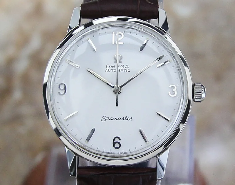 Designer Brand Watches with Unique Dial PatternsOmega Seamaster Cal 562 Vintage 1960s Men's Watch