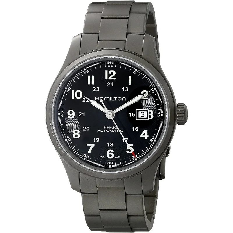 Watches with Two-Tone Cases for a Stylish AppearanceHamilton Men's H70565133 Khaki Field Grey Titanium Watch