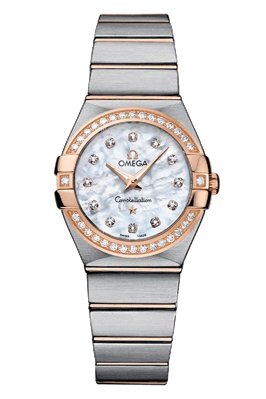 Watches with Heart Rate and Blood Pressure MonitorOmega Constellation Diamonds 123.25.27.60.55.001