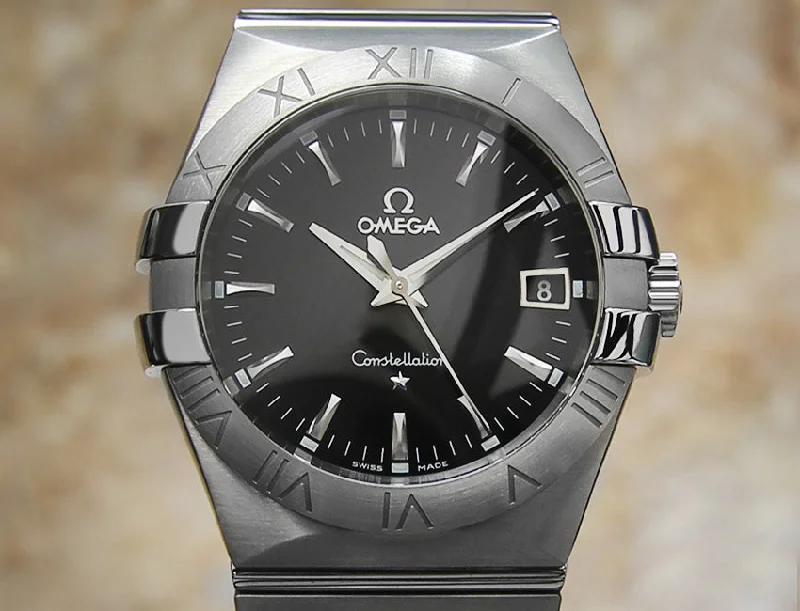 Watches with Glossy Finish Cases for a Shiny AppealOmega Constellation 35mm Men's Dress Watch