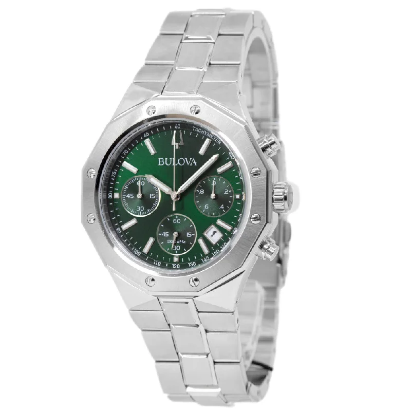 Watches with Power Reserve Indicator (for mechanical)Bulova Men's  96B409 Octagon Precisionist Quartz