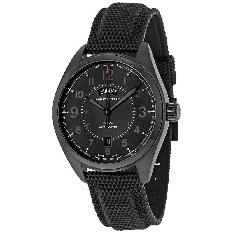 Limited Edition Watches for Exclusive CollectorsHamilton Men's H70695735 Khaki Field Automatic Black Textile Watch