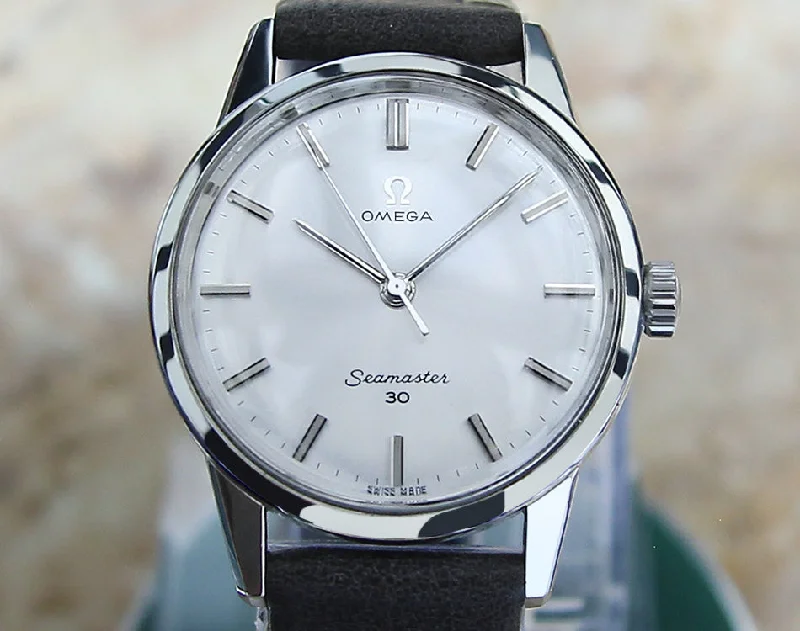 Watches with Silicone Straps for a Soft FeelOmega Seamaster 30 Cal 286 Manual 1963 Men's Rare Watch