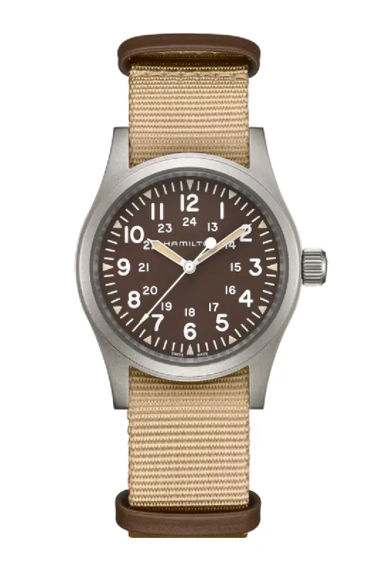 Ceramic Cased Watches with Mother-of-Pearl DialsHamilton Khaki Field Mechanical H69439901